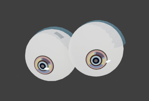 Blender : リグ : 眼球・瞳・目の影を分けて作る：Bone追随、Shrinkwrap、Track Toを使った目の基本リグ [2026/06/04]
