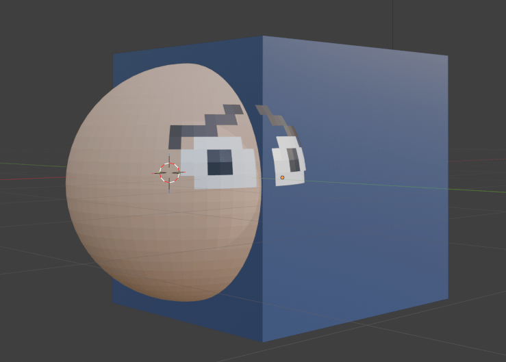 Blender: add-on ~ KJ Eye Through Hair v0.3.6 取扱説明書 ~ アニメの表現でよくある髪の毛越しに目を浮き上がせる(投影).